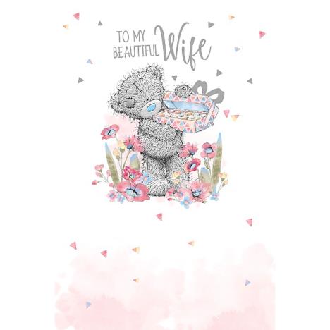 Beautiful Wife Holding Chocolates Me To You Bear Birthday Card £2.49